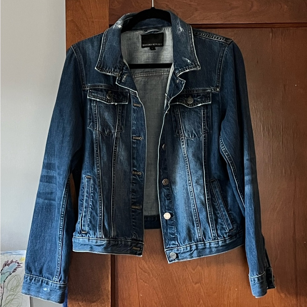 Banana Republic Denim Jacket Size Large